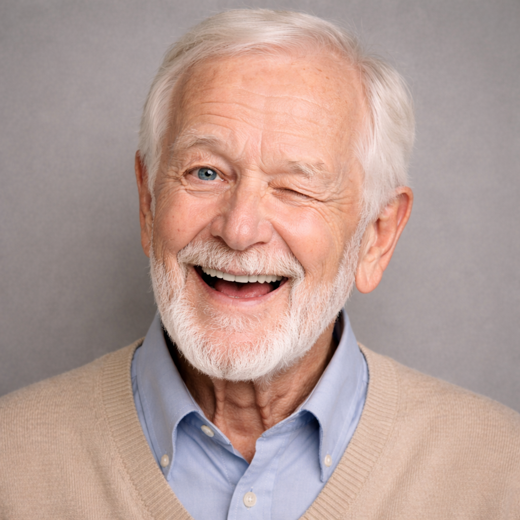 Personne âgée image IA