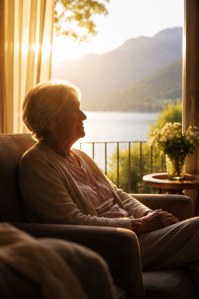 Personne âgée image IA