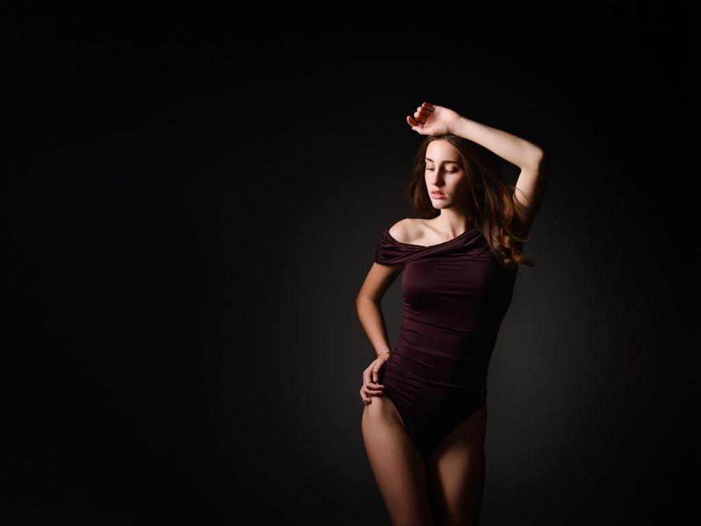 Portrait studio pour book agence mannequinat commercial